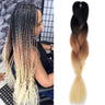 24Inch Synthetic Hair Extensions for Braids 100g/pc Jumbo Braiding Hair Kanekalon Colored Hair Pre Stretched Yaki Jumbo Braids