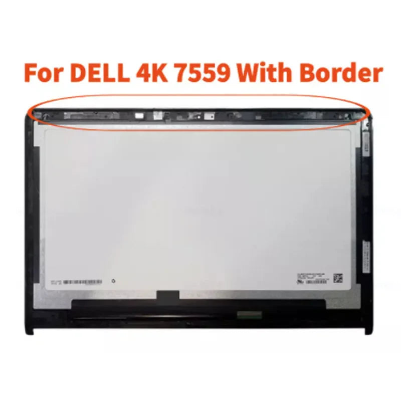 15.6 Inch Touch Screen For Dell Inspiron 15 7559 4K UHD 3840*2160 40 Pin LP156UD2 SPA1 Touch LCD Screen Assembly+Bezel