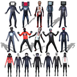 Skibidi Toilet Cosplay Costume TV Man Camera Man Costume Game skibidi dop yes yes yes toilet Halloween Jumpsuit Party Costumes