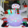 Christmas Inflatable Decoration Toy Built-in LED Lights Inflatable Model Outdoor Ornament Xmas Party New Year Garden Decor