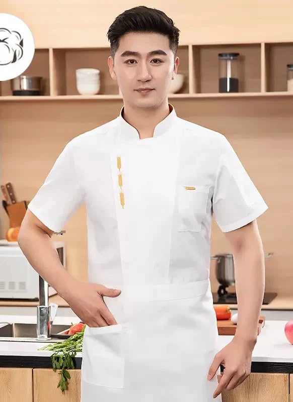 Hotel Chef Uniform Restaurant Chef coat Professional Clothes Cooking Waiter Coat Outfit Kitchen Work Chef Jackets custom logo