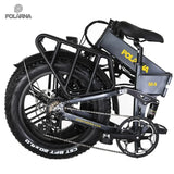 hydraulic brake 750W hot sale M4 Folding Aluminum alloy Electric bike Full suspension Mountain fat tire Electric bicycle ebike