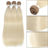 Straight Hair Bundles Extensions Smooth Ombre Hair Weaving 36Inch Super Long Synthetic Straight Hair Bundles Full to End