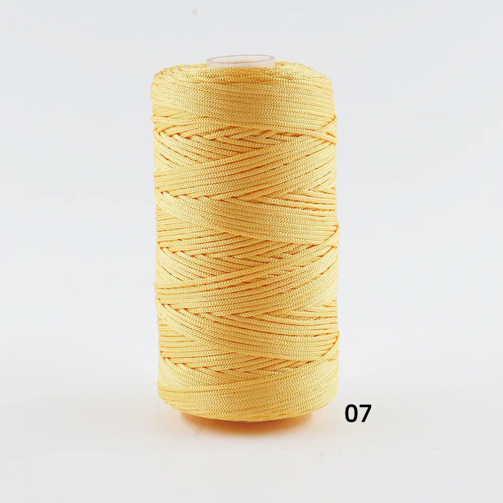 1Pc 100g 1.5mm Thin Ice nylon Yarns For Knitting And Crochet diy bag shoes hat hollow Yarn Thread Crochet Line DIY Bracelet mat