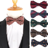 New Suits Bowtie For Groom Fashion Striped Bow tie For Men Women Bow knot Adult Wedding Bow Ties Cravats Groomsmen Bow ties