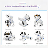 LE NENG TOYS K16A Electronic Pets Robot Dog Stunt Dog Voice Command Programmable Touch-sense Music Song Toy Kids Birthday Gift