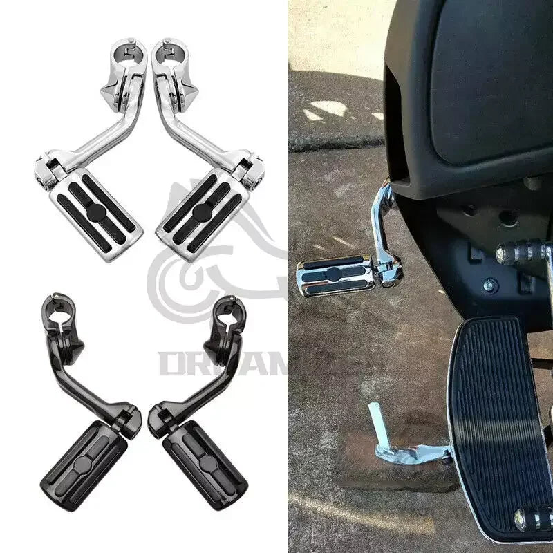 Motorcycle Highway Foot Pegs Footrest For Harley Davidson Road Street Glide FLHX XL 883 1200 Dyna Custom Engine Guard Pedal Foot