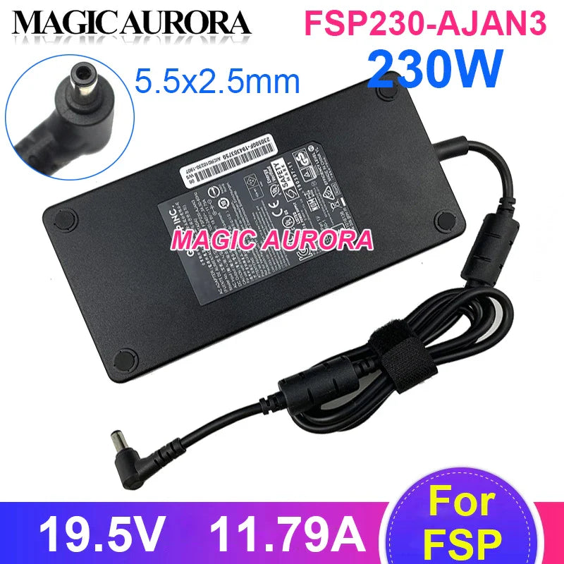 FSP FSP230-AJAN3 230W Charger For INTEL NUC8I7HVK NUC8I7HNK NUC9I9 NUC9I7 NUC9I5 NUC9I3 BAREBONE MINI ITX PC Power Adapter 19.5V