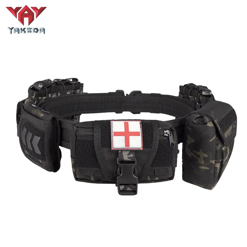 Yakeda Army User Outdoor Black Hunting Tactics Law Enforcement Duty Security Traffic Police air gun Belt