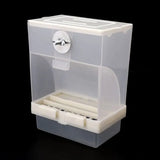 Automatic Bird Feeder for Cage, Food Dispenser, Clear Acrylic, No Mess