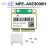 WiFi 6E AX210HMW Mini PCI-E Wifi Network Card Bluetooth 5.3 For AX210 Card 802.11AX Wireless Wi-Fi Adapter For Desktop Laptop