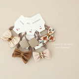 10Pcs/Lot Elastic Hair Bow for Children, Children's Headwear Hair Accessories for girls, Cute Hair ties, Lovely Hair Rope