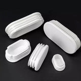 Oval Plastic Blanking End Cap Pipe Inner Plug Dust Cover Ladder Furniture Chair Table Leg Protector Stoelpoten Anti-slip Accesso