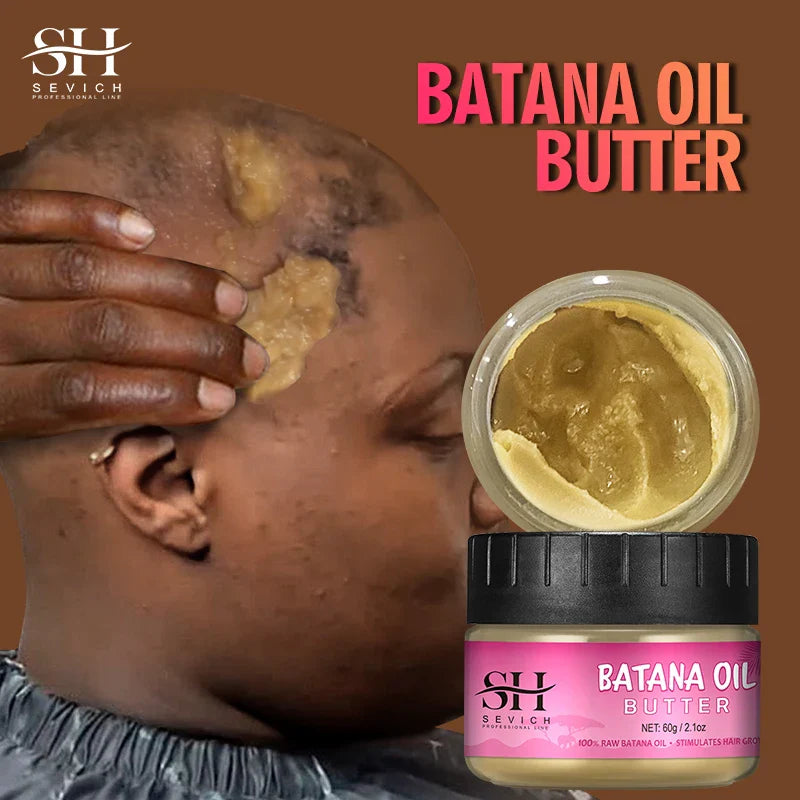 2023 Natural 100% Batana Hair Growth Oil Hair Care for Black Men & Women Organic Batana Oil Butter Hair Loss Treatment