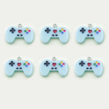 Randomly 6/10Pcs Colorful Resin Game Controller Charms Pendants For Jewelry Making DIY Earrings Necklace Bracelet Handmade