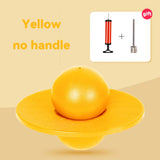 Sports Outdoor Games Toys Children Bouncing Ball with Handle and Pump Balance Platform Bouncy Jump Pogo Ball for Kids Playground