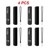 1~4PCS For Amazon Fire TV Stick 4K TV Stick Remote Silicone Case Protective Cover Skin Remote Control Protection Silicone Cover