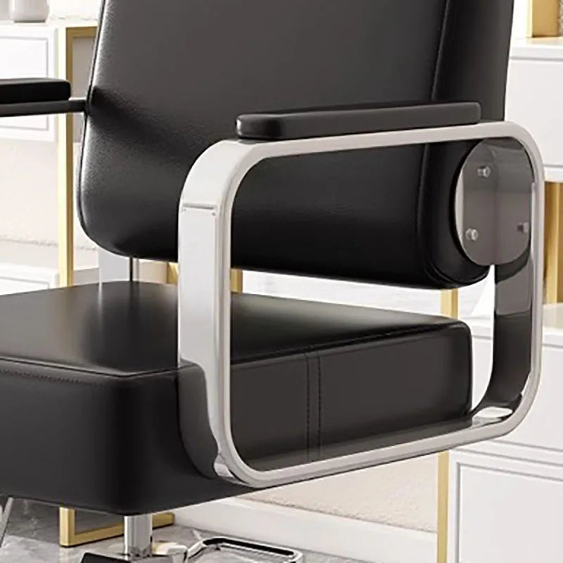 Gold Salon Beauty Barber Chair Luxury Personalized Lifter Classic Chair Swivel Cheap Minimalist Fashionable Cadeira Furniture