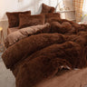 Fluffy Comforter Cover Bed Set Faux Fur Fuzzy Duvet Cover Set Luxury Ultra Soft Plush Long Shaggy Queen Size Duvet Quilt Cover