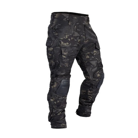 Paintball Work Clothing Military Uniform Multi Pockets Tactical Combat Camouflage Shirts Cargo Knee Pads Pants Suit