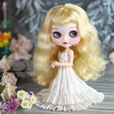 ICY DBS Blyth doll bjd joint body white skin cute Bun face suit 1/6 toy 30cm girl gift anime