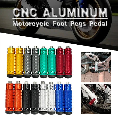 1Pair CNC Aluminum Motorcycle Rearset Footrests Foot Rest Foot Pegs Pedal For Yamaha Fit Modified Motorcycle