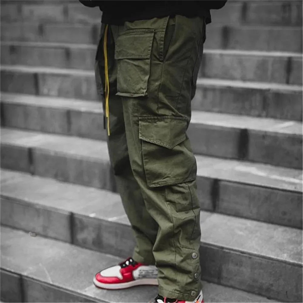 Cargo Pants Men 2024 Hip Hop Streetwear Jogger Pant FashionTrousers Gyms Fitness Casual Joggers Sweatpants Men Pants