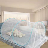 Foldable Mosquito Net Portable Bottomless Anti Mosquito Camping Mesh Tent Double Single Bed for Girls Bed Trips Adjustable Size.