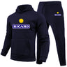 Ricard Men's Sweatshirt +Pants 2 Piece Set Casual Sportswear Hoodies Wear Autumn And Winter New Sportswear Suit Hot