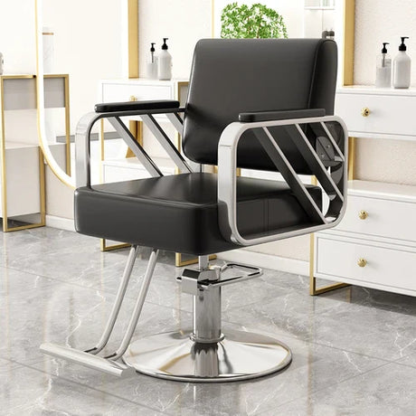 Gold Salon Beauty Barber Chair Luxury Personalized Lifter Classic Chair Swivel Cheap Minimalist Fashionable Cadeira Furniture