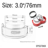 EPMAN HD Clamp System Assembly Exhaust V-band Clamp Quick Release For 2.0"/2.5"/2.75"/3.0" OD Exhaust / Intercooler Pip/Turbo