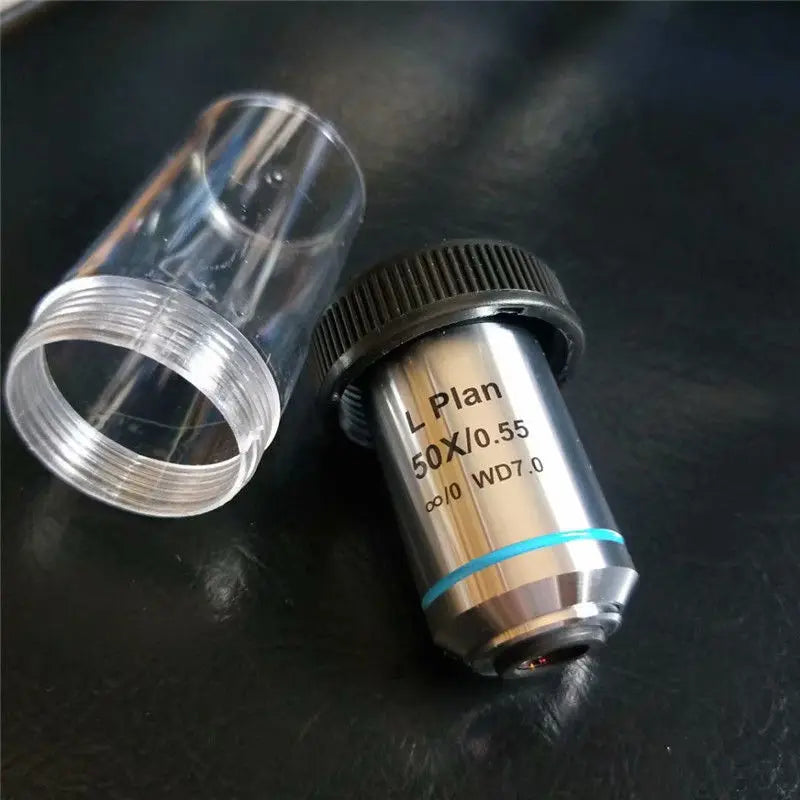 Long Working Distance Infinity Plan Objective Lens 2.5X 5X 10X 20X 50X 100X Metallurgical Microscope Accessory Parts Lens