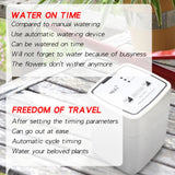 WIFI Intelligent Watering Device Double Pump Timed Automatic Drip Irrigation System Remote APPController for Garden Plant Flower