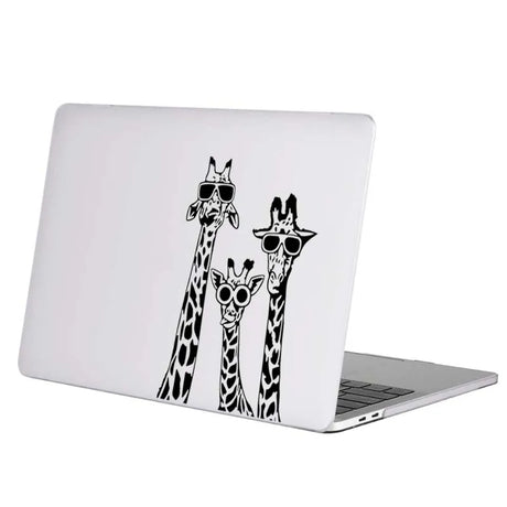 Happy Giraffa Family Vinyl Laptop Sticker for Macbook Decal Pro 14 16 Retina Air 12 13 15 Inch Mac Skin Tablet PC Notebook Decor