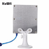 KuWfi 150Mbps Wifi USB Adapter For PC Outdoor Wifi Receiver High Gain 14dBi Antenna 5m Cable Network Card High Power Waterproof