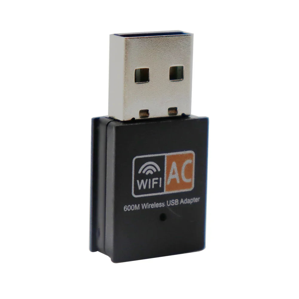 USB WiFi Adapter 600Mbps 2.4GHz 5GHz WiFi Antenna 802.11b/n/g/ac Dual Band Mini Wireless Computer Network Card Receiver