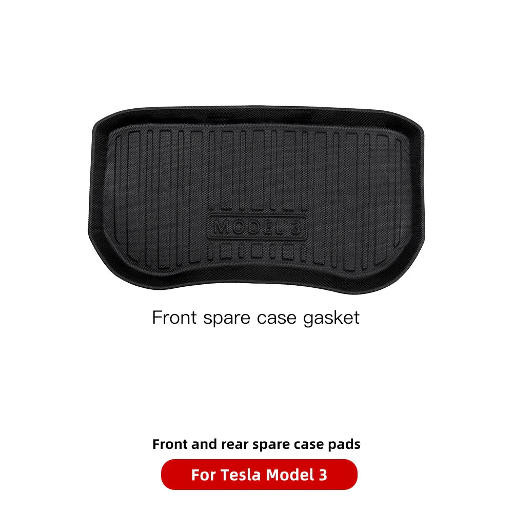 YZ For Tesla Model3 Foot Mats For TESLA Car ModelY 2021-2023 3D Foot Pad Waterproof Easy to Clean Floor Mat Interior Accessories