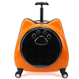 Cute Handbags Wheels Cats Carriers Animal Kitten Carrier Cats Carriers Stroller Travel Trasportin De Gato Cat Accessories