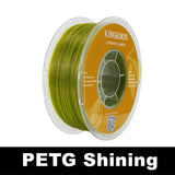 KINGROON 3D Printer Filament Glitter Shining Bling PLA PETG 1.75mm 1kg Spool 3D Printing Material, Newest PLA/PETG Plastic