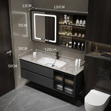 Makeup Bathroom Cabinet Storage Organizer Multipurpose Bathroom Cabinet Mirror Washbasin Muebles Hogar Home Furniture YN50BC