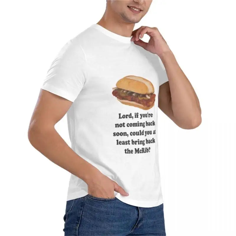 Bring Back The McRib Classic T-Shirt plain white t shirts men clothes for men summer t-shirt men