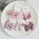 10Pcs/Lot Elastic Hair Bow for Children, Children's Headwear Hair Accessories for girls, Cute Hair ties, Lovely Hair Rope