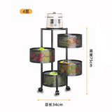 Kitchen Islands Trolley Storage Wheels Transport Utility Cart Trolley Cart Grocery Vegetables Carro Cocina Kitchen Furniture SQC