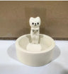 Kitten Candle Holder Gypsum Mold DIY Handmade Storage Box Holder Crafts Casting Molds Home Decoration