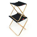 Folding Stool Large 7075 Aluminum Alloy Outdoor Portable Barbecue Fishing Folding Chair Camping Climbing Stool Portable Chair