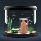 Breeding Fish Cone Spawning Aquarium Discus Slate Angelfish Cave Breed Tank Shrimp Ceramic Bucket Decoration With Angel For Cage