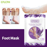 Foot Mask Exfoliating Anti Drying Cracking Heel Peeling Pedicure Socks Dead Skin Remover Spa Moisturizing Feet Lavender Mask