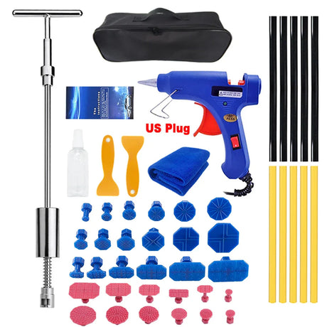 New Adjustable Auto Dent Repair Kit Car T-Bar Dent Repair Tools Paintless Body Dent Removal Remover Dent Puller for Hail Damage