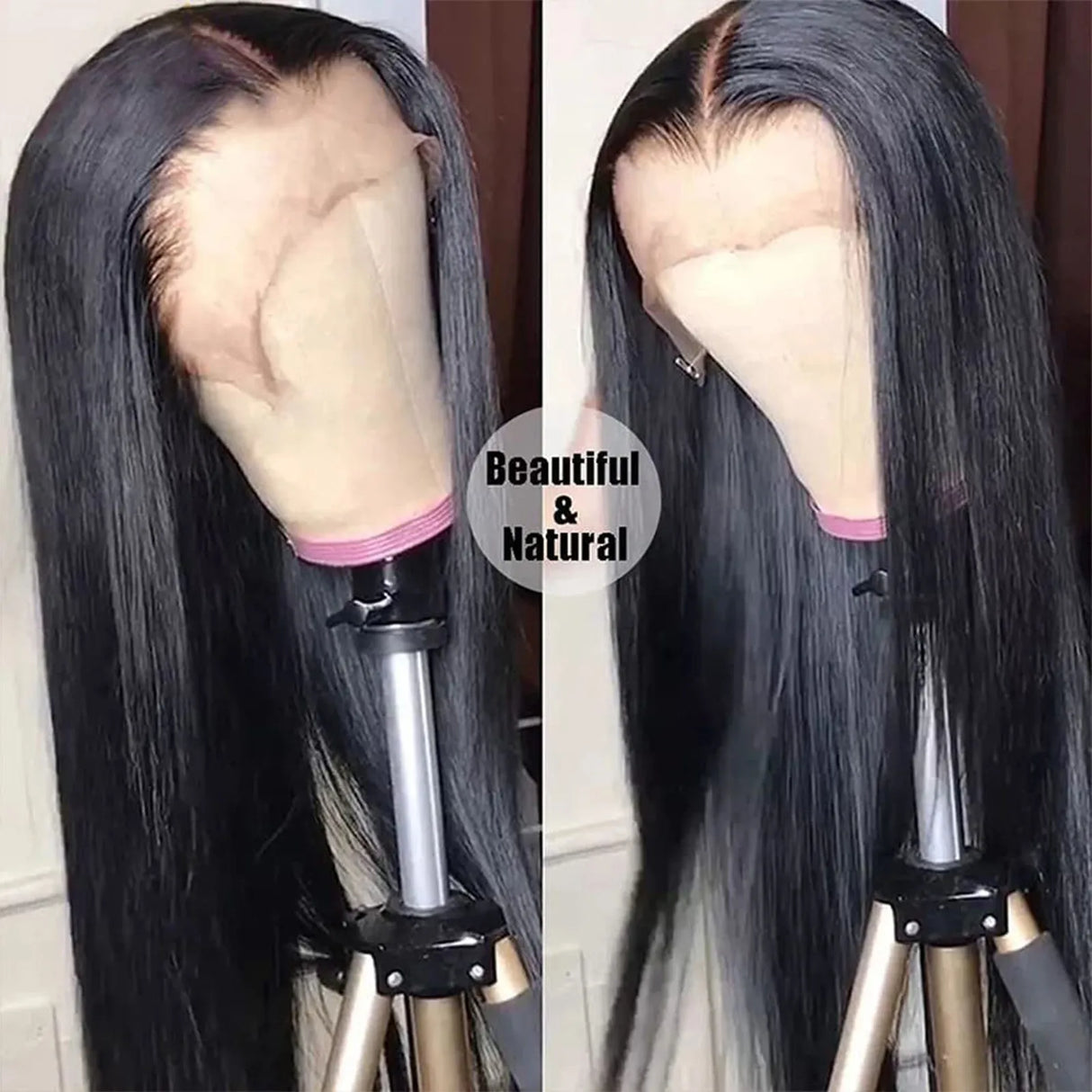 Synthetic Lace Front Wigs For Women 20 Inch Straight Wig Lace Wig Ombre Blonde Lace Wigs Cosplay Straight Lace Front Wig