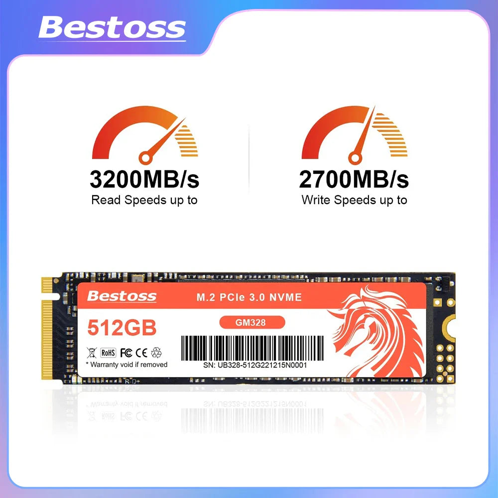 Bestoss Nvme M2 Ssd 1tb Notebook Ssd Nvme M2 256gb Diy Gaming Computer Internal Solid State Drives For Laptops GM32845